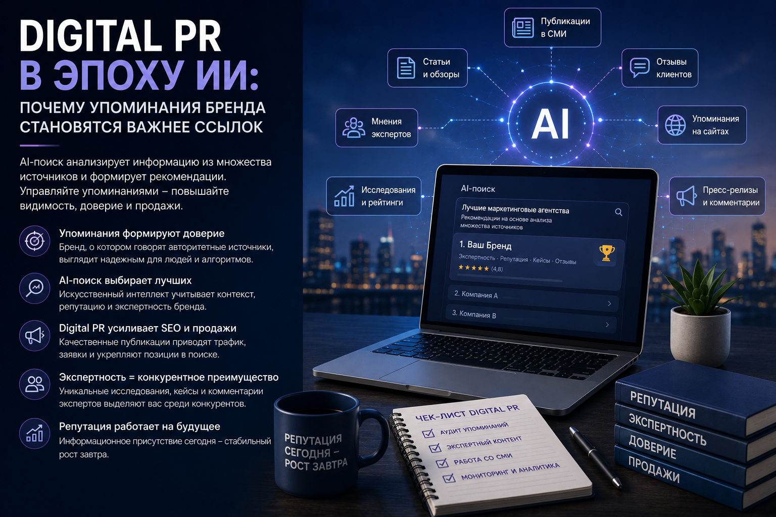 Digital PR в эпоху ИИ: почему упоминания бренда становятся важнее ссылок