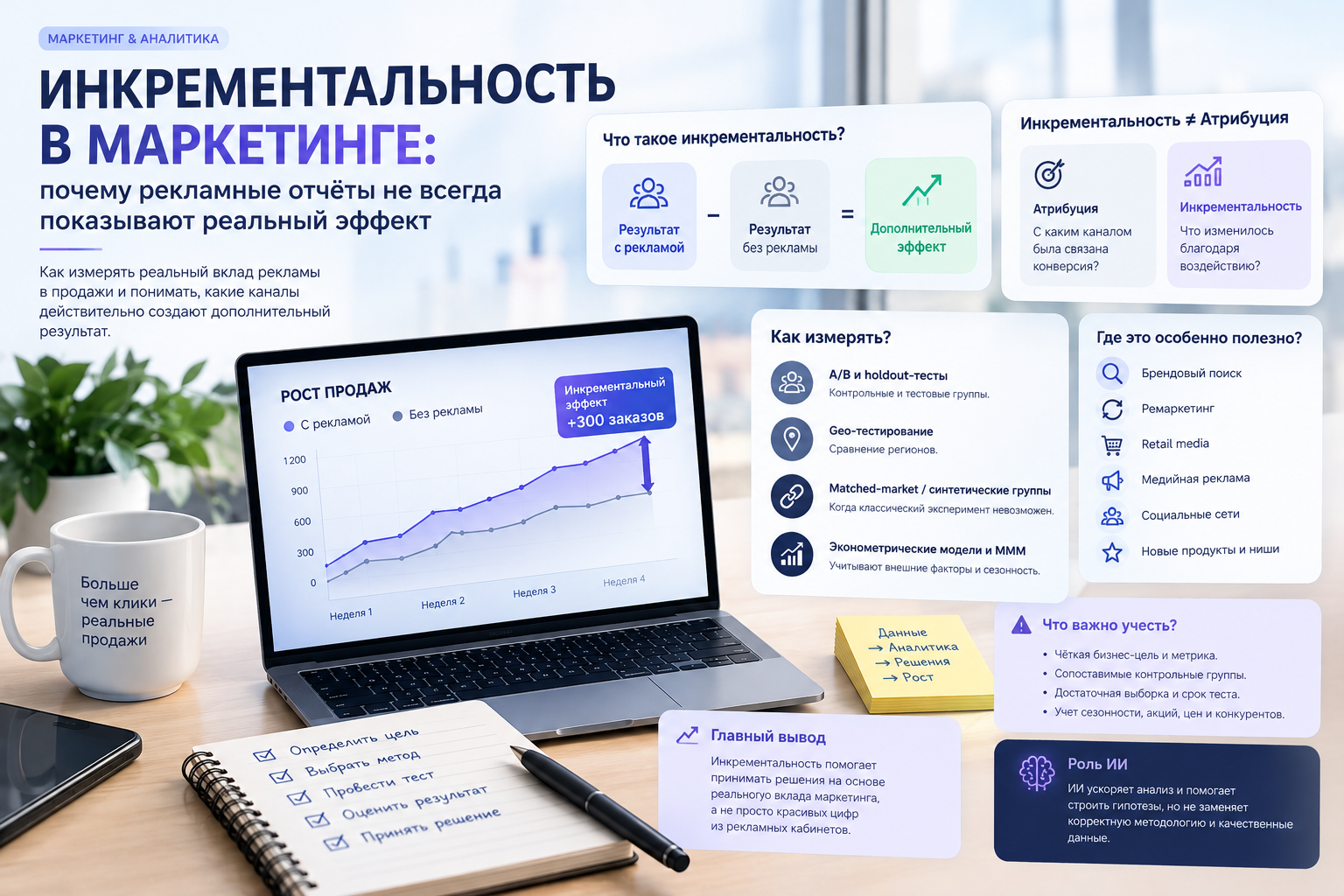 Инкрементальность в маркетинге: как понять, принесла ли реклама дополнительные продажи
